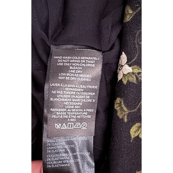 NWT Size 1X - Anthropologie Linen Blend smocked Puff-Sleeve Midi Dress ( US$178) - Picture 10 of 15